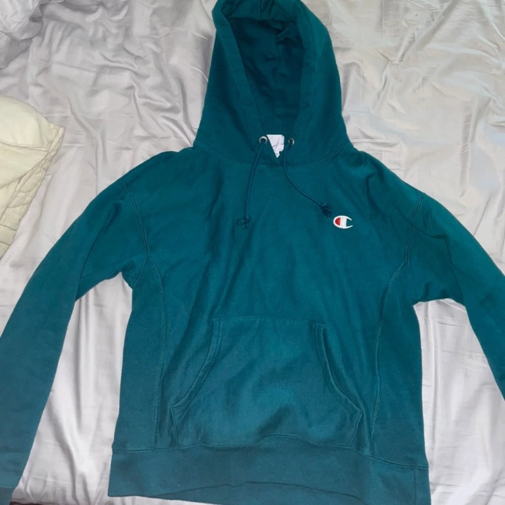 Womens Champion Reverse Weave M Teal